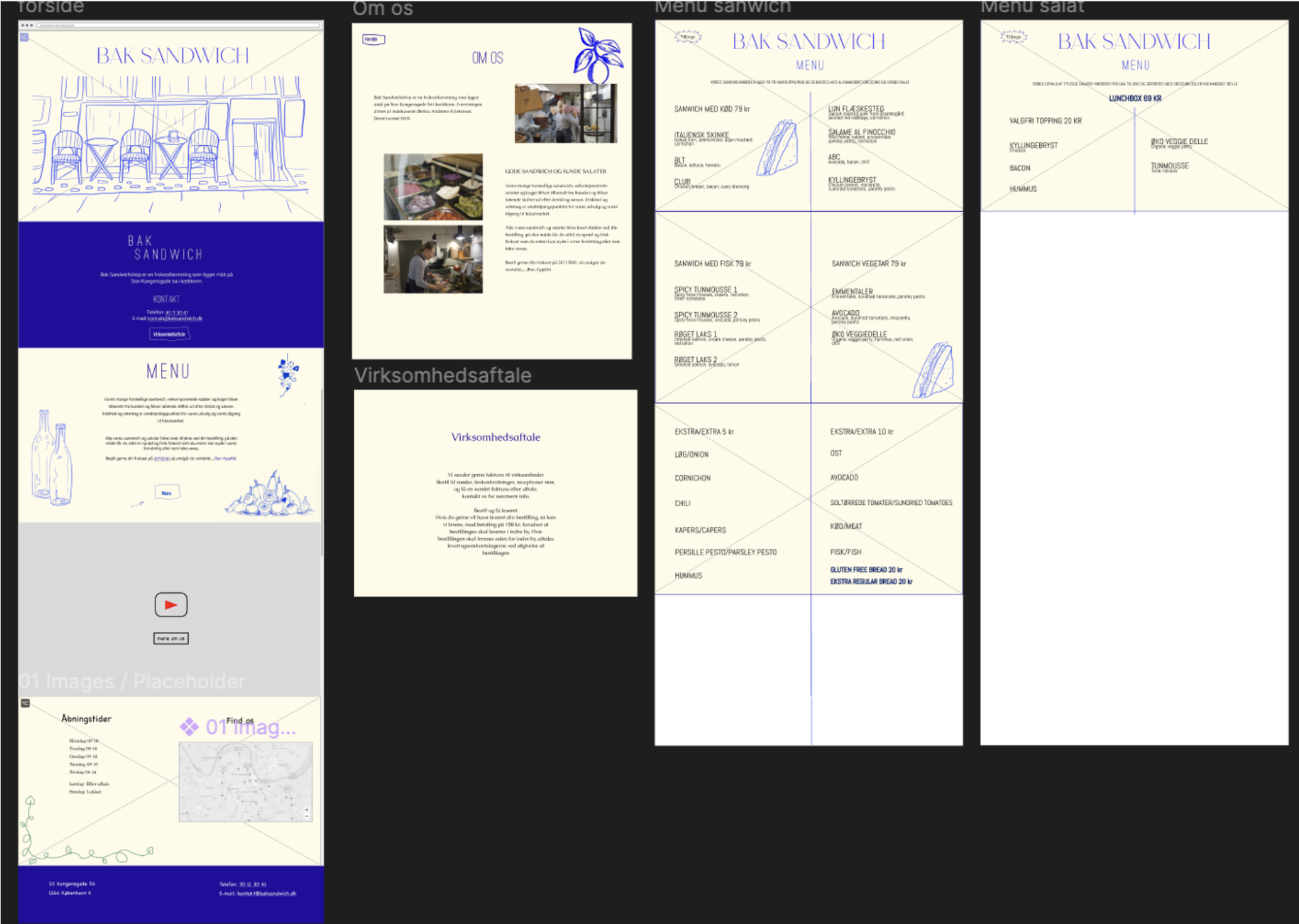 piture of the design of baks website